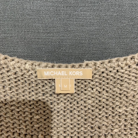 MICHAEL KORS RUNWAY✨ Taupe linen knit top - Picture 5 of 6